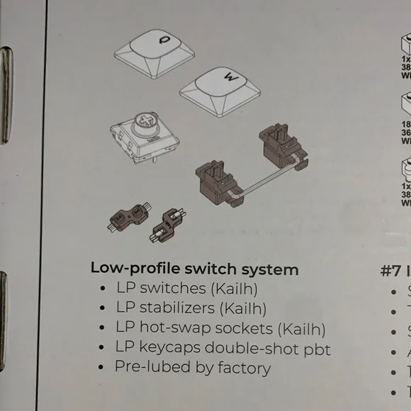 Low Profile Ergo-Split Keyboard - Picture 9 of 11
